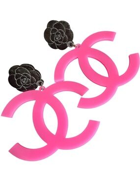 Streetwear CC Fashion Dangle Earrings